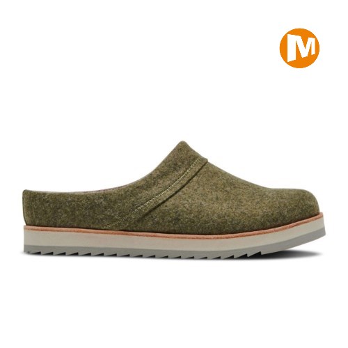 Merrell Juno Clog Wool Clogs Damen Olivgrün [DE-MIJEF]